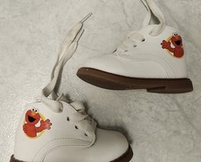 Scarpe stringate Sesame Street Elmo bianche bambino taglia 3