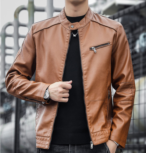 Cappotto uomo ecopelle manica