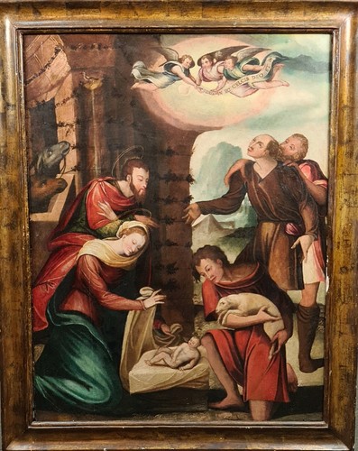 Nascita gesù frammento di - di,