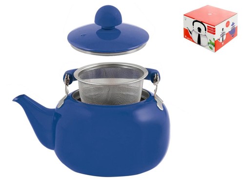 Bollitore blu con filtro - bollitore,