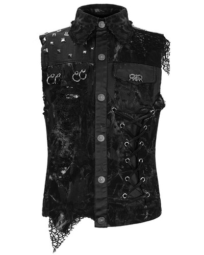 Devil fashion gilet biker - gilet,