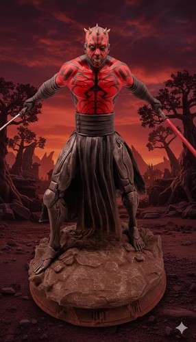 Statua spada laser scura - , darth