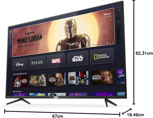 Tcl 43bp615 led 43 - cm),