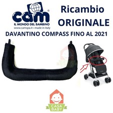 Ricambio Davantino Passeggino Compass Cam Nero fino al 2021 o Precedenti Origina