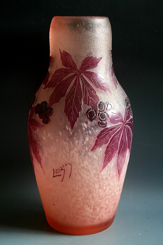 Antico vaso vetro acidato - antico,
