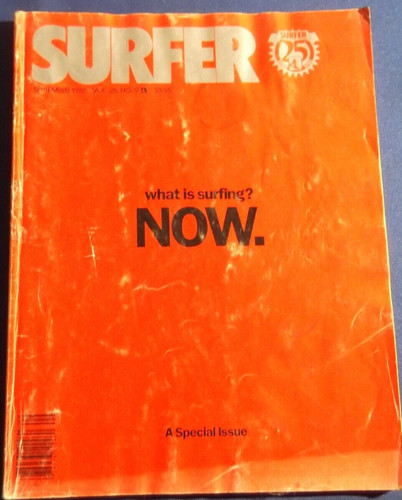 Surfer magazine sept 1985 - surfer, 1985-surf