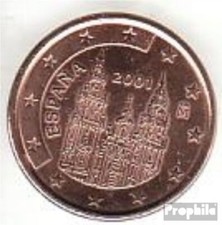 Spagna E 1 2001 fior di conio