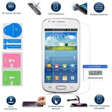 SAMSUNG GALAXY S3 MINI i8190 i8200 PELLICOLA VETRO TEMPERATO 9H GLASS ANTI URTO