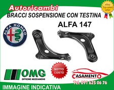2 BRACCI SOSPENSIONE ANTERIORE CON TESTINA OMG - ALFA ROMEO 147 TUTTI I MODELLI