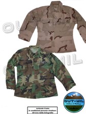 Camicia Giacca militare mimetica Usata originale Esercito militare Americano