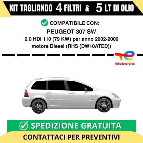 Tagliando per peugeot - peugeot, 307