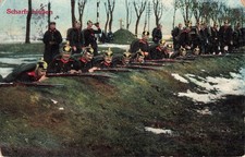 cartolina ww1 soldatini tiro