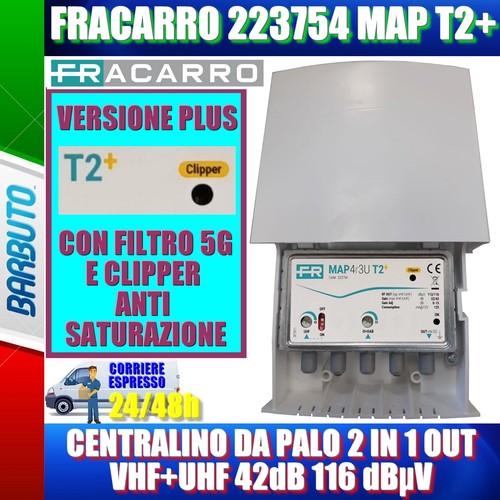 Fracarro 223754 map - t2, plus