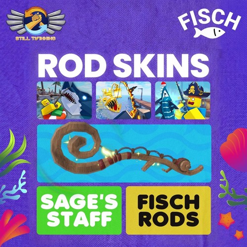 Sage staff skin - sage's, rod
