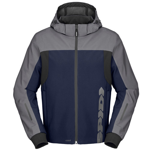 Spidi h2out hoodie blu - h2out,