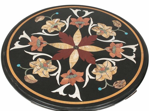 Table marble inlay top - 18",