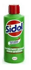 SIDOL CREMA LUCIDANTE PER METALLI RIMUOVE SPORCO LUCIDA SENZA GRAFFIARE 