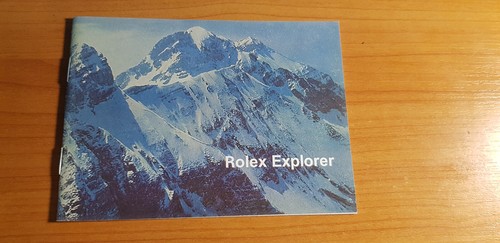 Libretto rolex explorer - libretto,