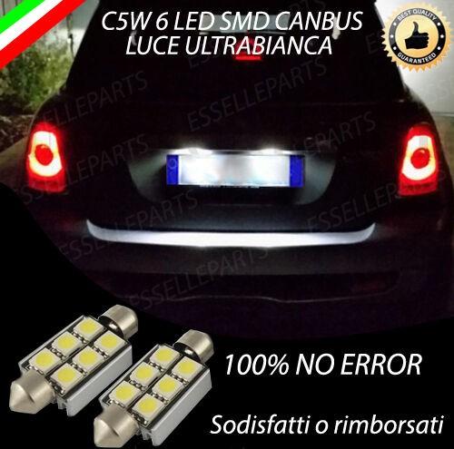 Coppia luci targa led - luci,