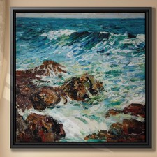 Stampa su tela oceano arte da