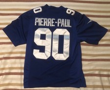 Football Maglia New York Giants Nike PIERRE PAUL Cucita S Vintage Shirt NFL