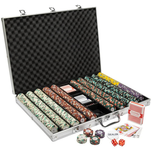 Set 1000 fiches - poker, poker