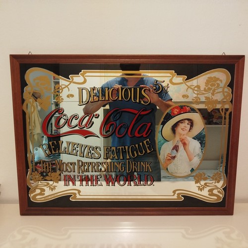 Quadro vintage specchio - , coca