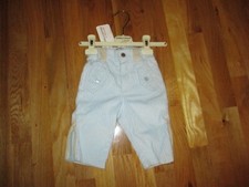 NWT Boys Designer Mariella Burani  i Bimbi Blue Wide Wale Corduroy Pants 3 mths