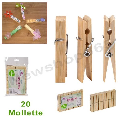 Mollette pinze legno x - mollette,