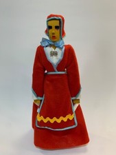 bambole collezione costumi sardi in tessuto manichini in legno