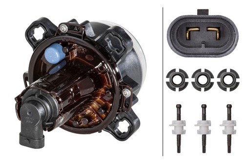 Hella headlight 90mm - hella, de-headlight