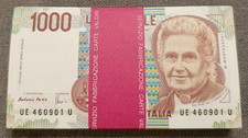 1000 LIRE MAZZETTA COMPLETA