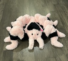 Peluche ragno jumbo rosa e