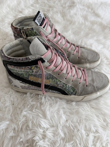 Sneakers alte con paillettes