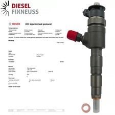 0445110739 Iniettore Iniettore Bosch Opel Fiat Peugeot 1.6 HDi 9687069280