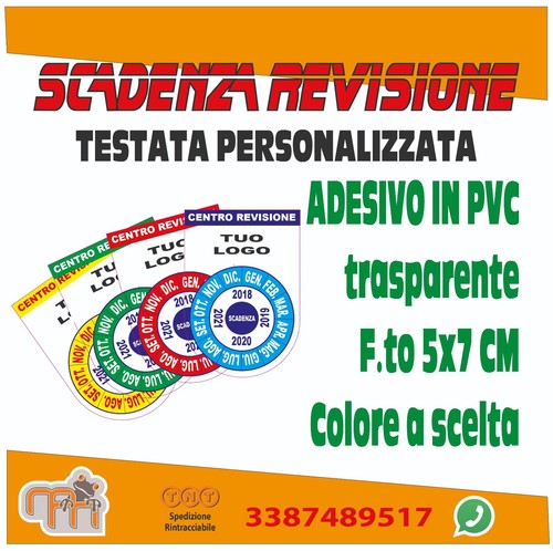 Scadenza revisione adesivo - scadenza,