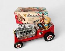DAIYA Roadster V8 Tin Toy anni 50 Japan Battery FUNZIONANTE car giocattolo box