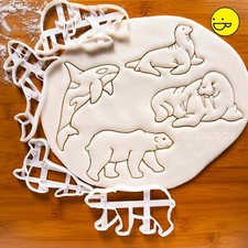 Set 4 tagliabiscotti animali