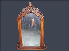 SPECCHIERA IN NOCE INTEGRA EPOCA XIX SECOLO RESTAURATA