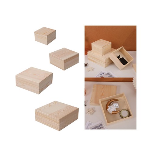 Scatola portaoggetti legno - in,