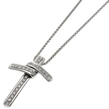Collana Damiani Croce Diamanti