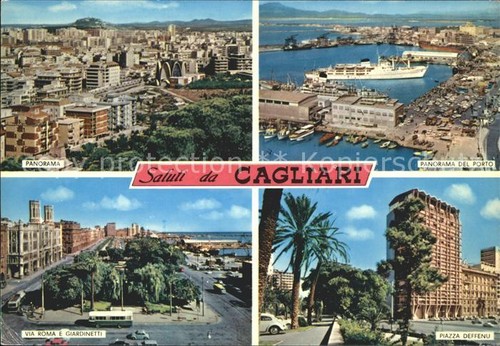 Cagliari panorama porto via - cagliari,