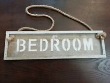 In Legno da Parete Camera Letto Placca Insegna Porta Shabby Vintage Idea