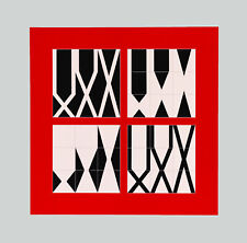 Lorenzo PIEMONTI - "Composizione", 1975 - Serigrafia, 50 x 50 cm