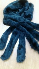 Collo di pelliccia nero