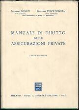 Manuale di diritto delle assicurazioni private