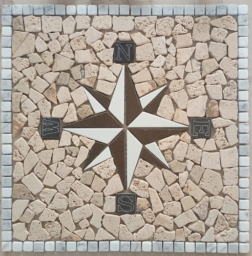 Rosone mosaico antica roma - mosaico, roma"