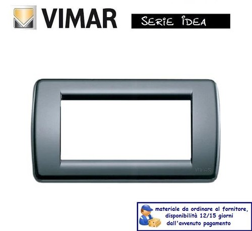 Placca rondo posti grigio - rondo, 4