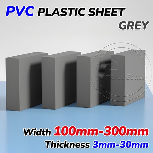 Foglio pvc plastica - plastica, grigio