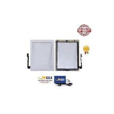 TOUCH SCREEN PER APPLE IPAD 3 BIANCO WIFI 3G A1430 A1416 TASTO HOME CHIP E BIADE